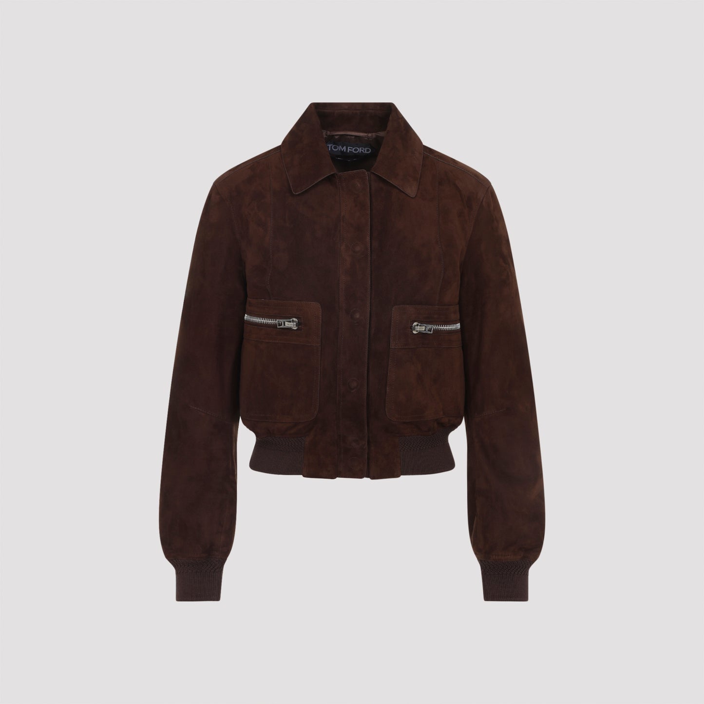 Tom Ford Lamb Suede Bomber Jacket
