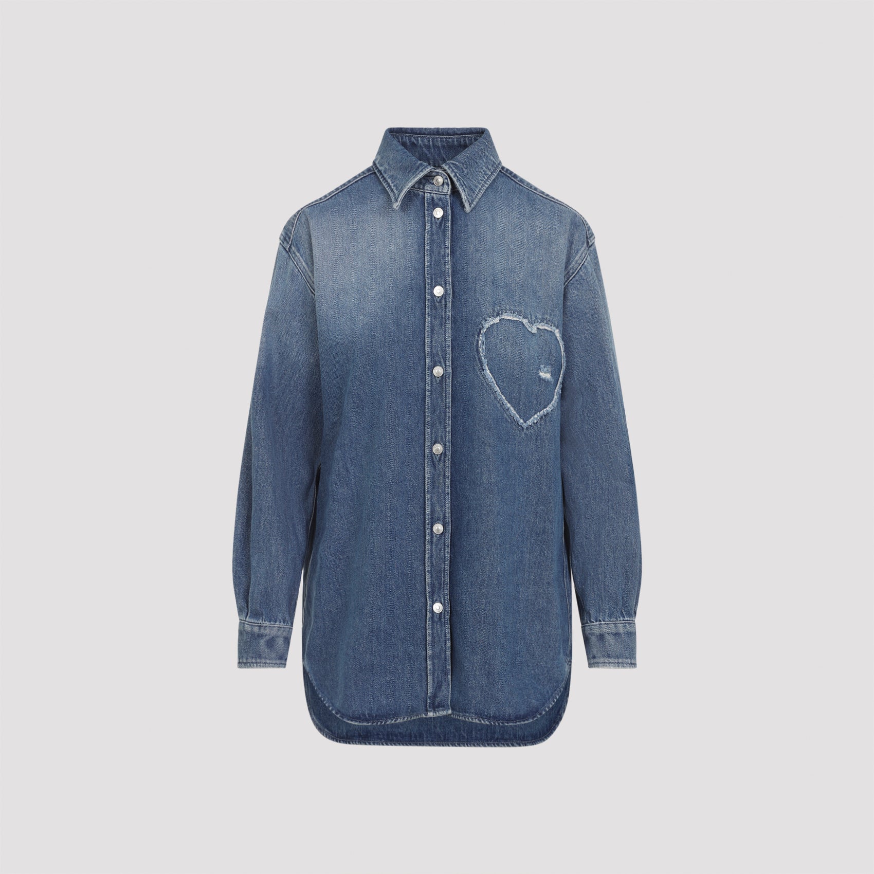 Moschino Heart Denim Shirt
