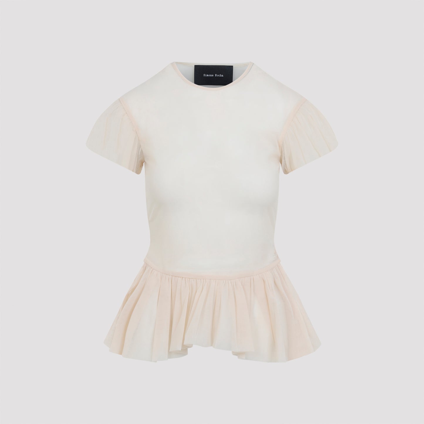Simone Rocha Sheer Ballet Peplum Top