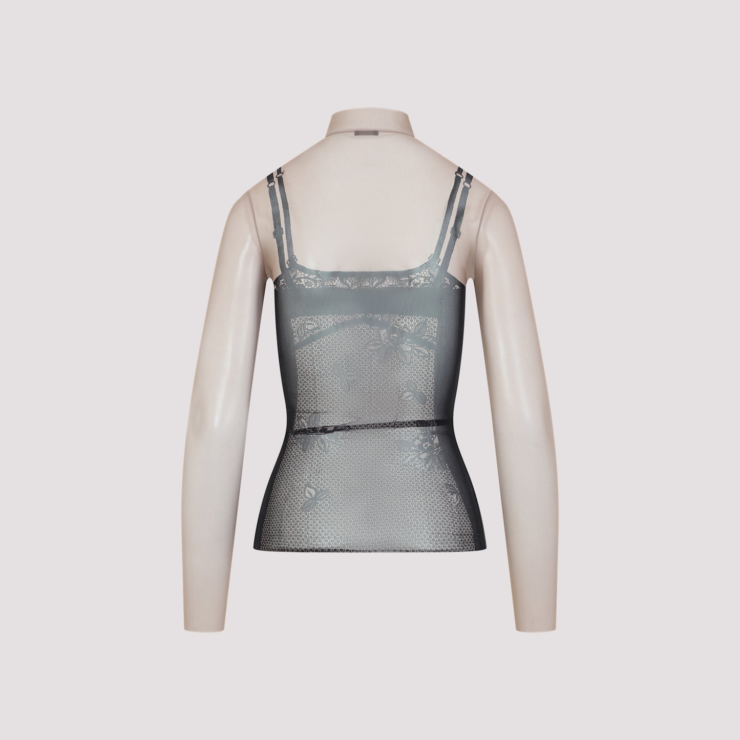 Balenciaga Trompe Oeil Lingerie Top