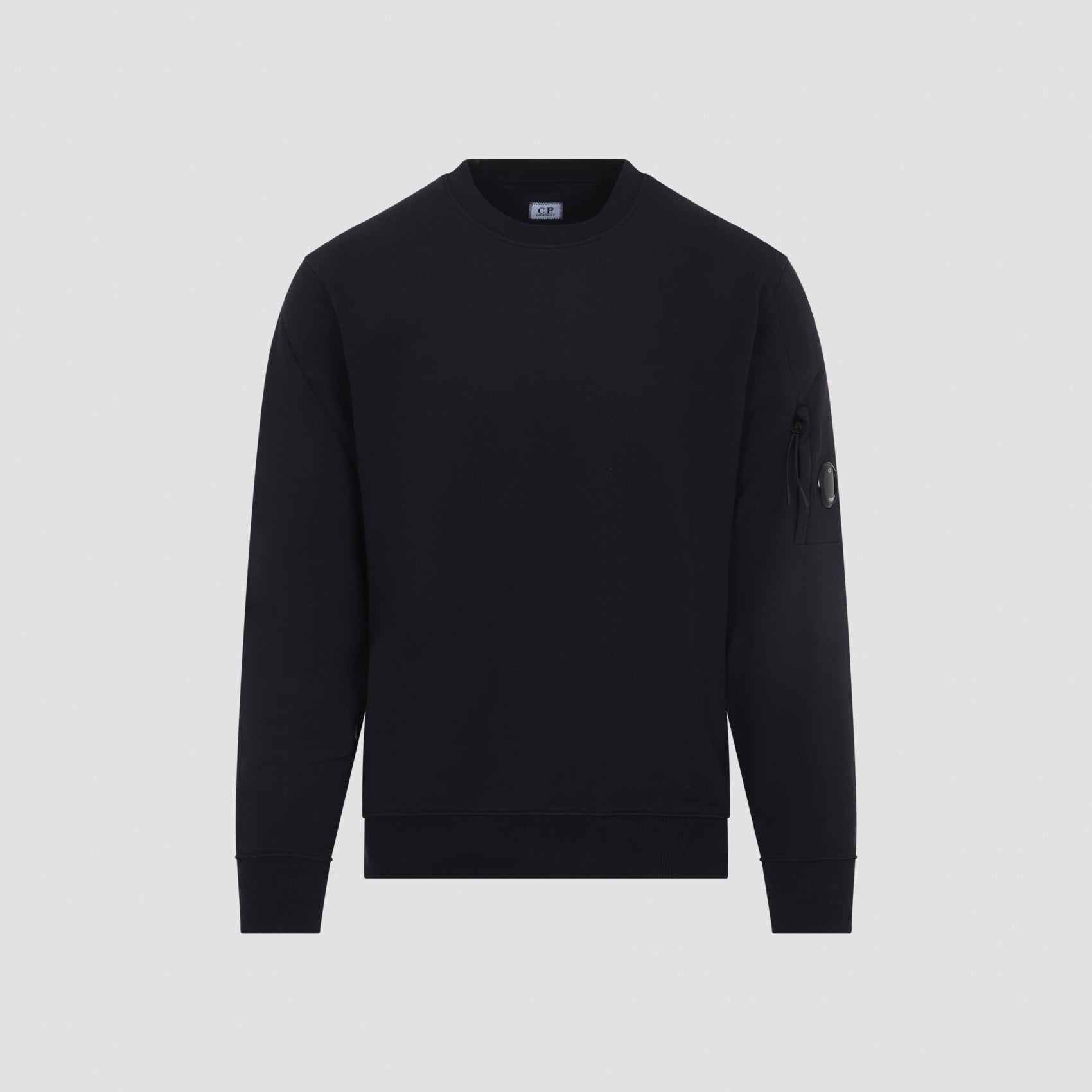 DIAGONAL RAISED FLEECE CREWNECK