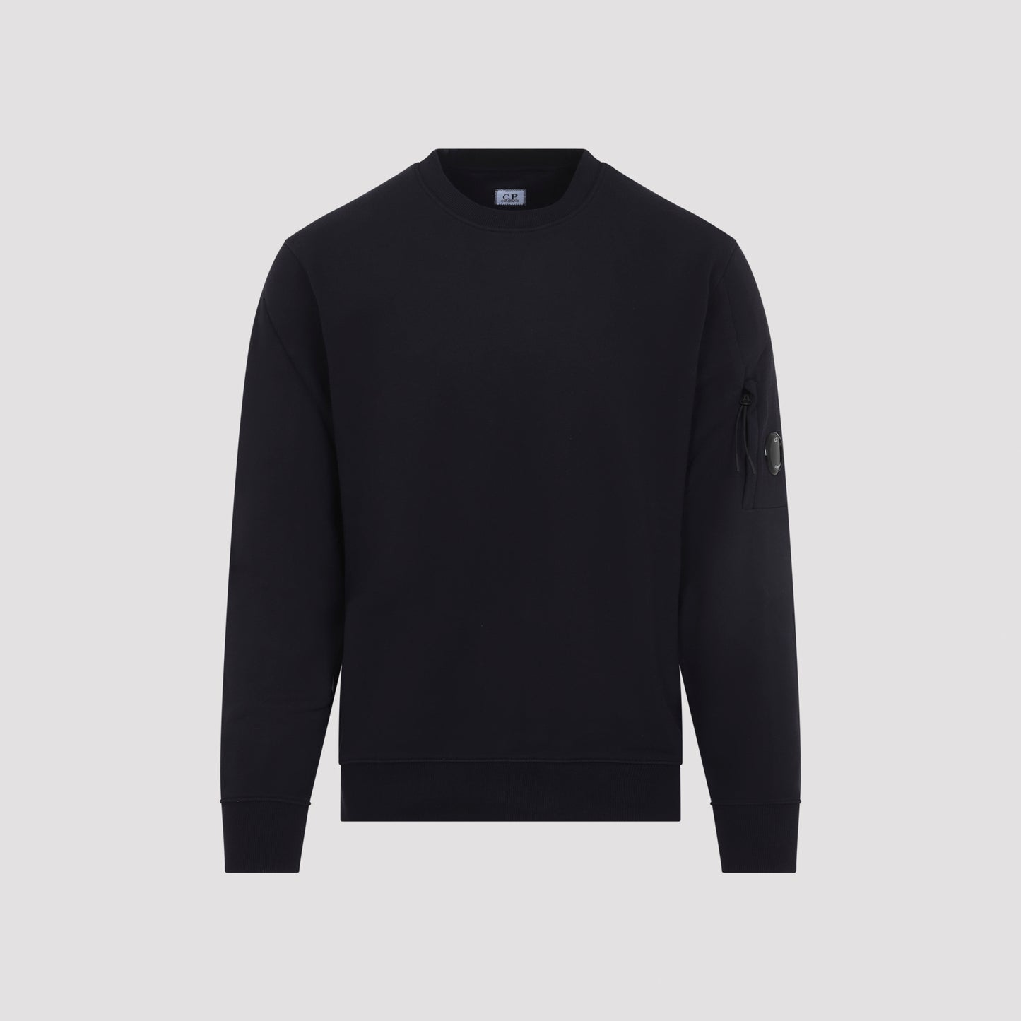 DIAGONAL RAISED FLEECE CREWNECK