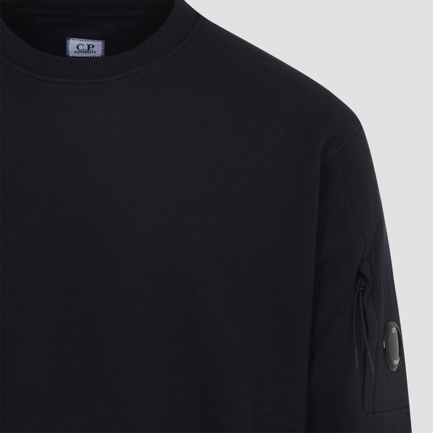DIAGONAL RAISED FLEECE CREWNECK