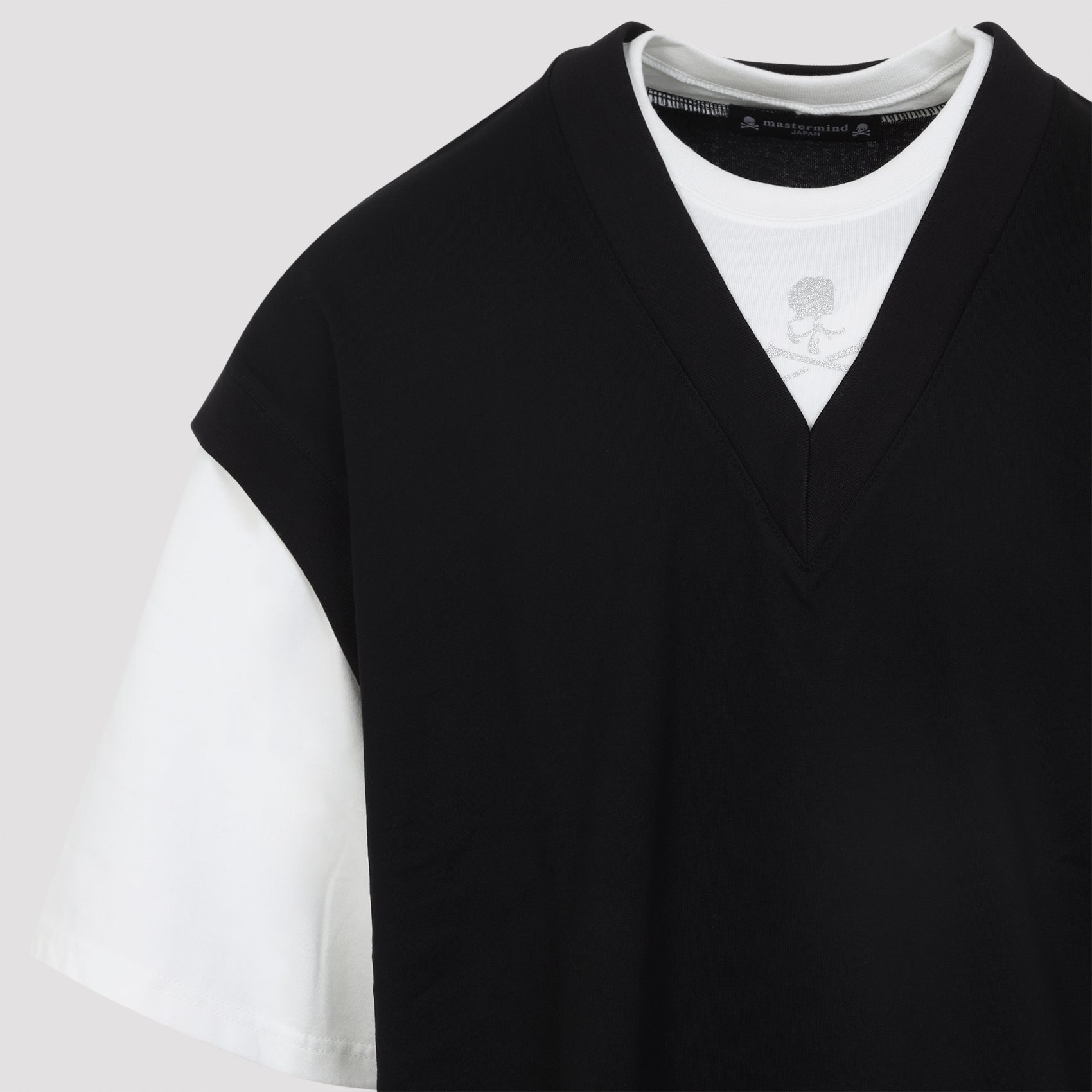 Mastermind Japan Layered Short Sleeves Vest Tee