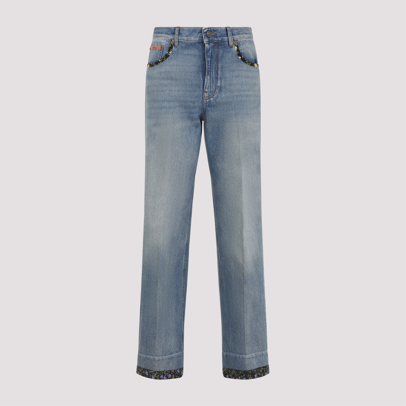 Valentino Cotton Jeans