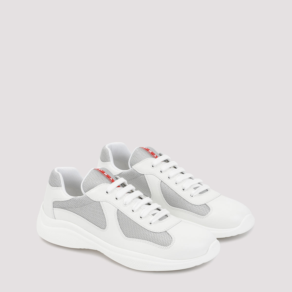 Prada Americas Cup Lace-Up Sneakers