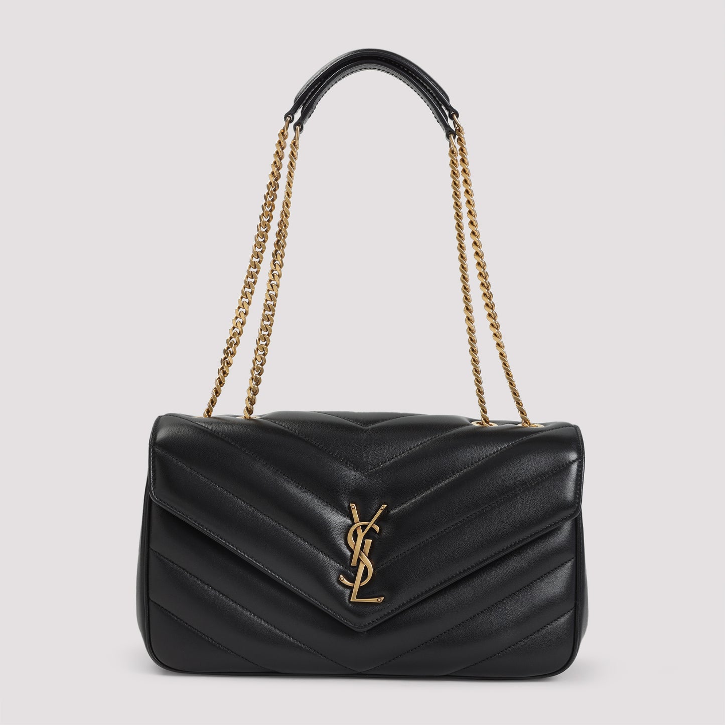 Saint Laurent LouLou M Matelassé Leather Shoulder Bag