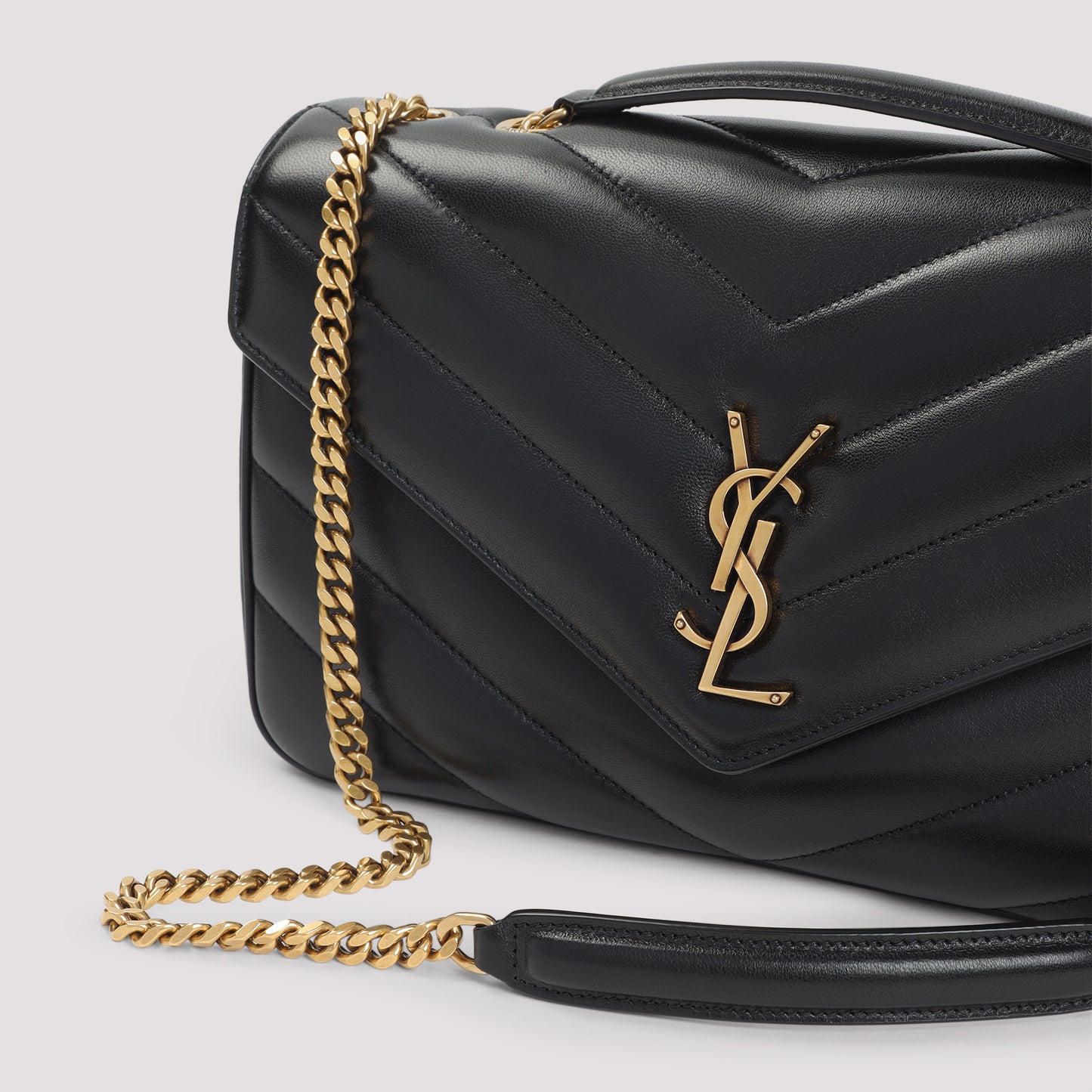 Saint Laurent LouLou M Matelassé Leather Shoulder Bag