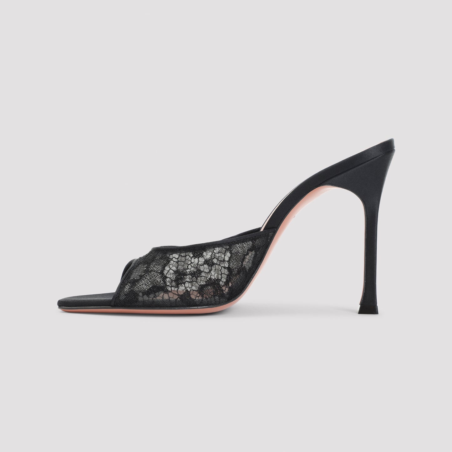 Amina Muaddi Alexa Lace Slipper