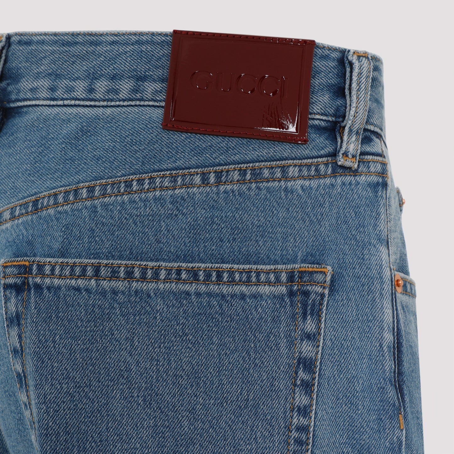 Gucci Straight-leg denim pants