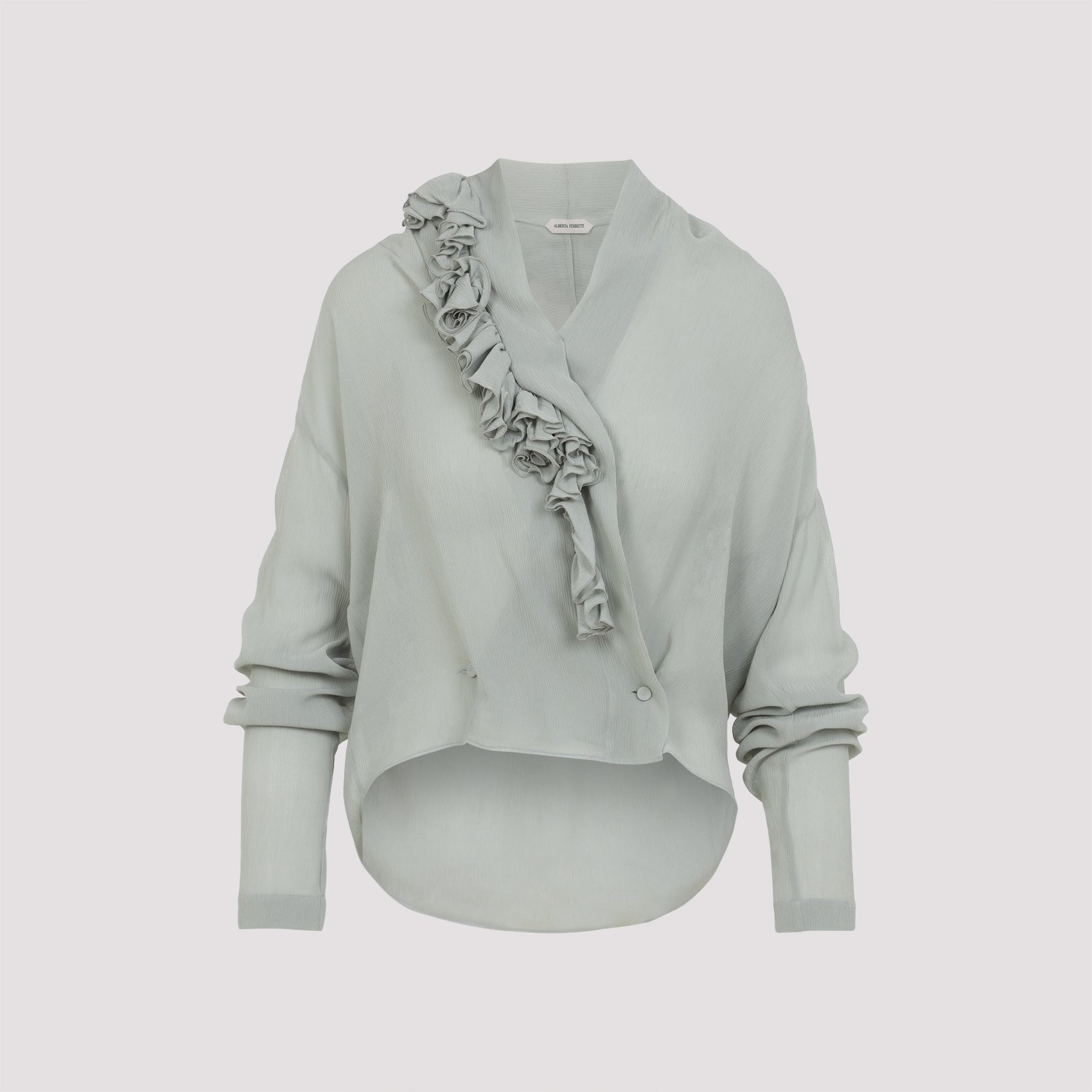Alberta Ferretti Creponne Blouse