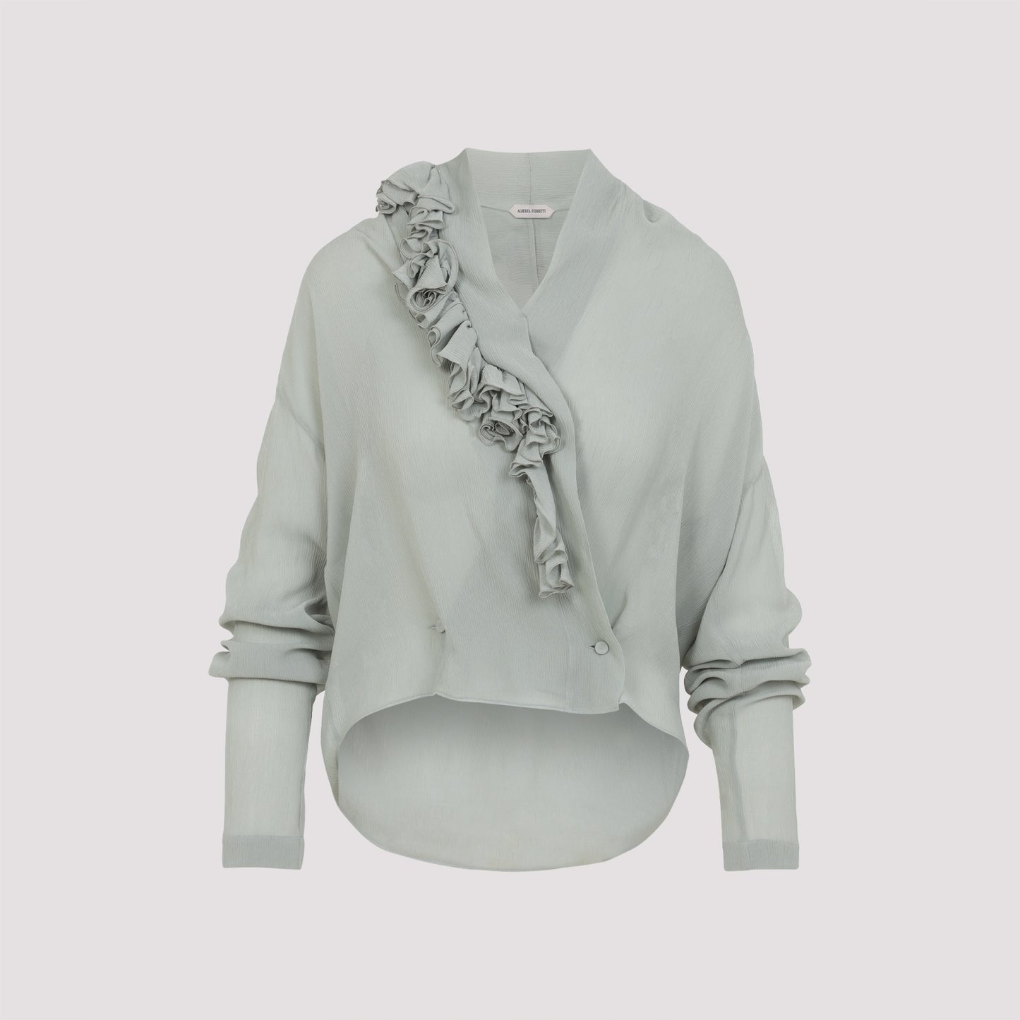 Alberta Ferretti Creponne Blouse