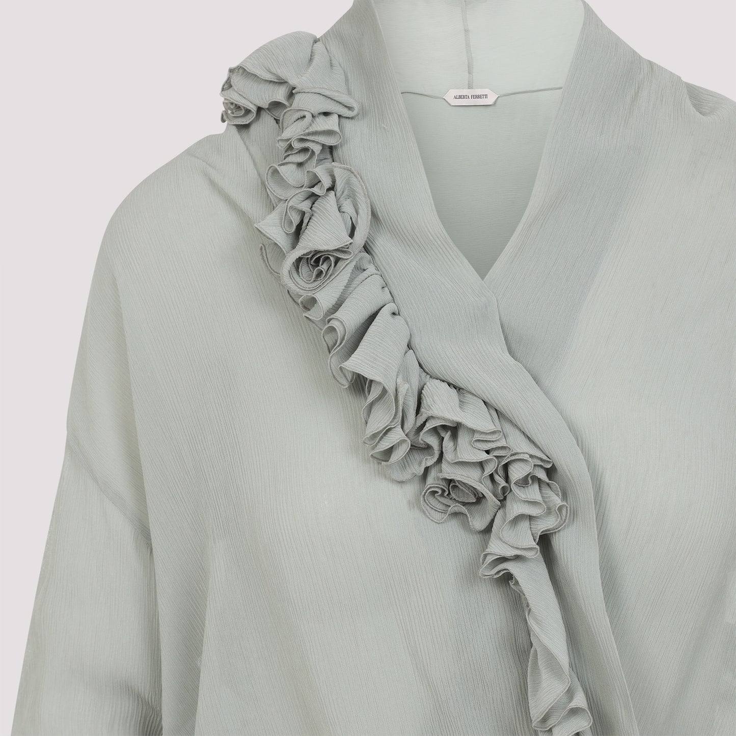 Alberta Ferretti Creponne Blouse