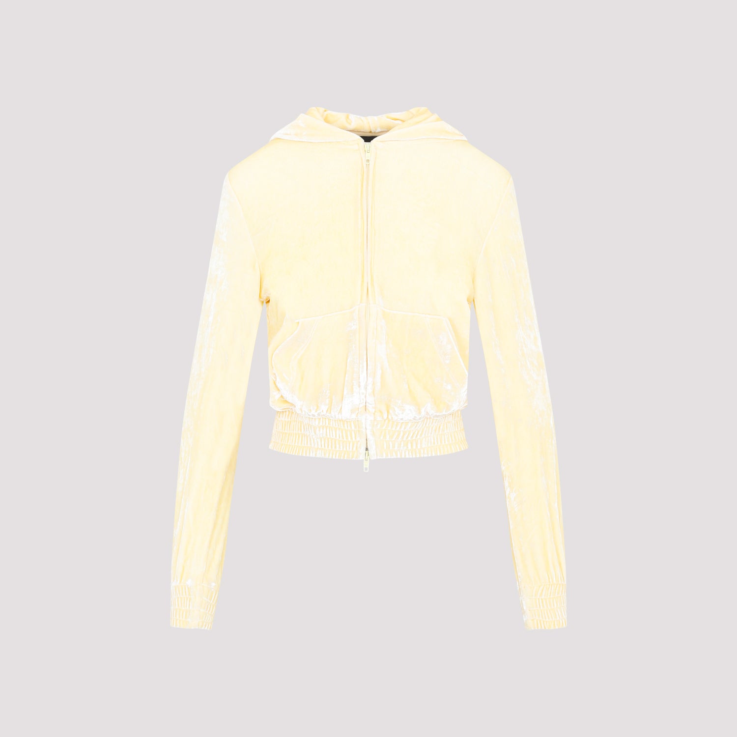 Balenciaga Fitted Zip-Up Hoodie