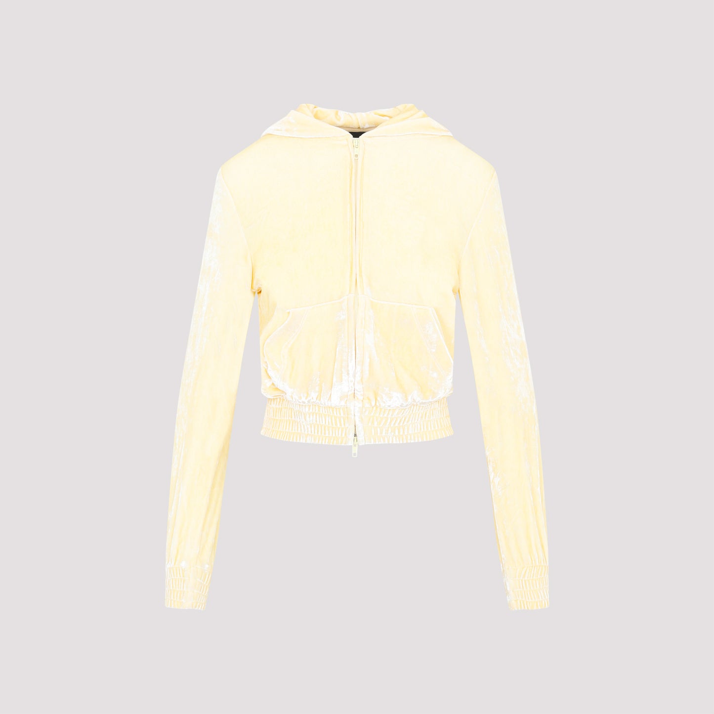 Balenciaga Fitted Zip-Up Hoodie
