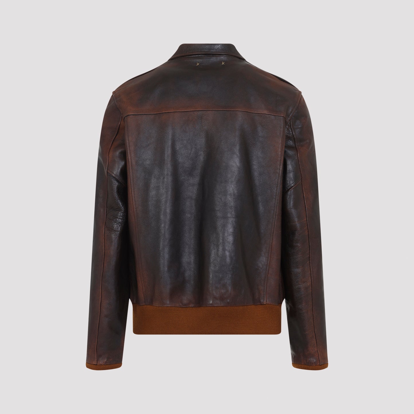 Golden Goose Leather Bomber Jacket