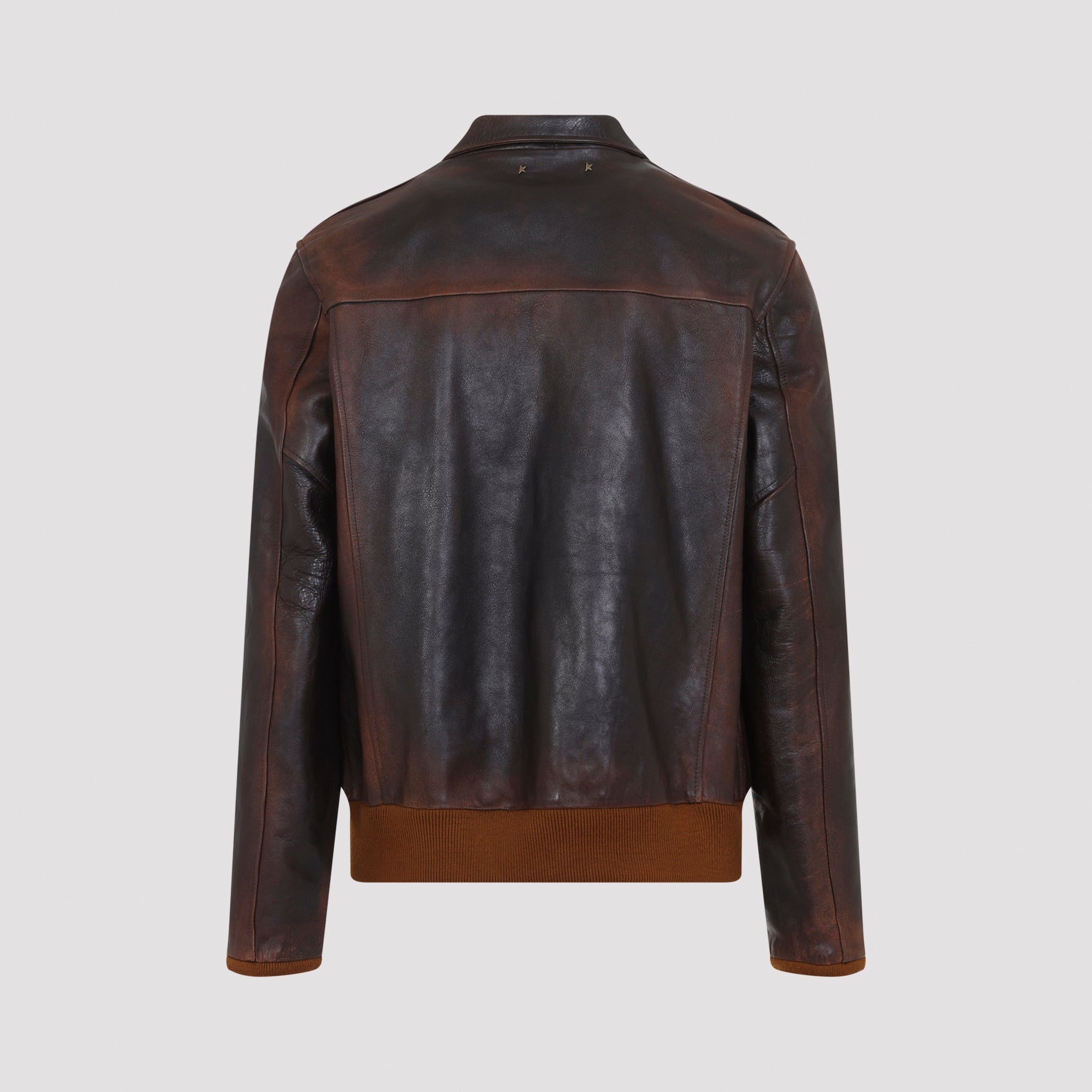 Golden Goose Leather Bomber Jacket