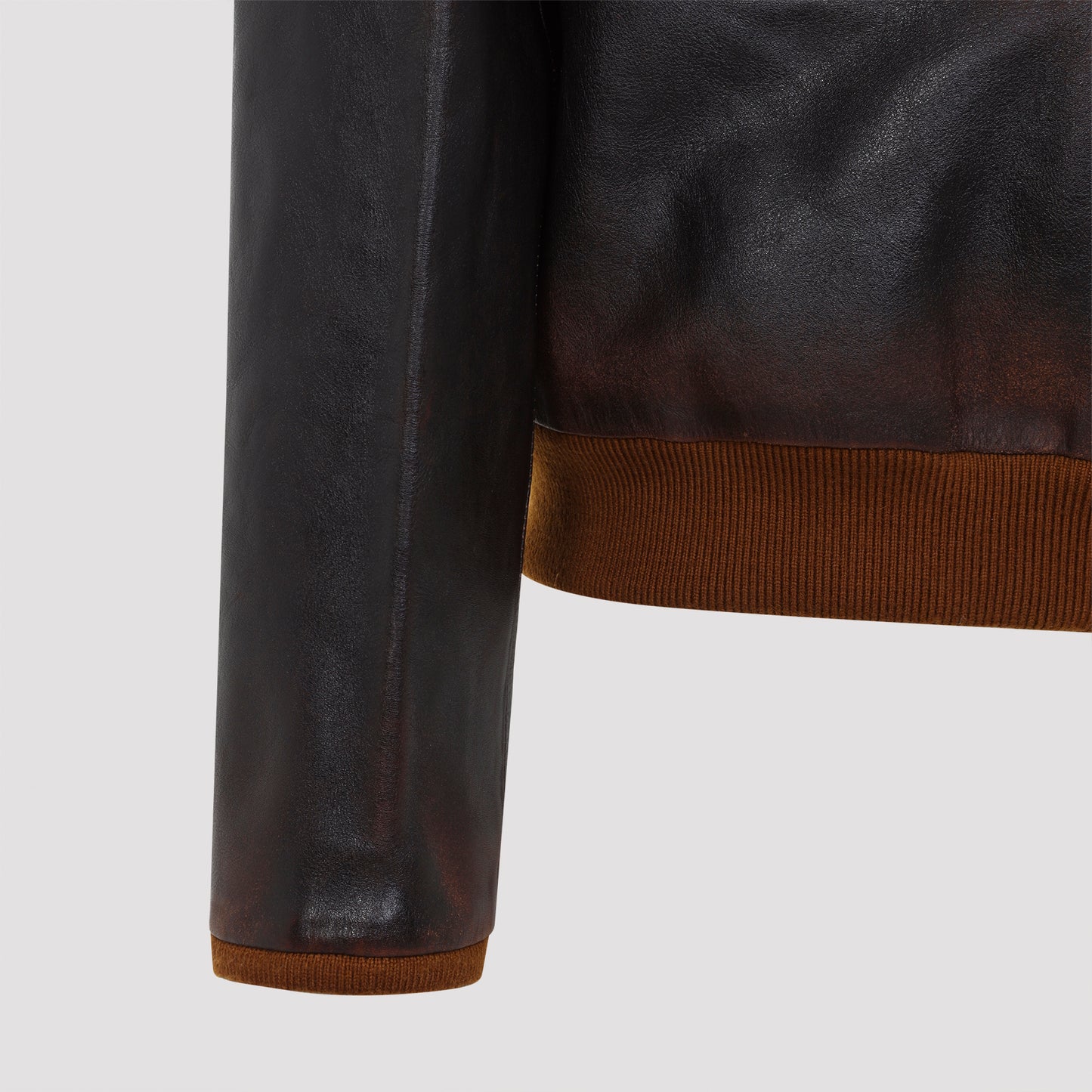 Golden Goose Leather Bomber Jacket