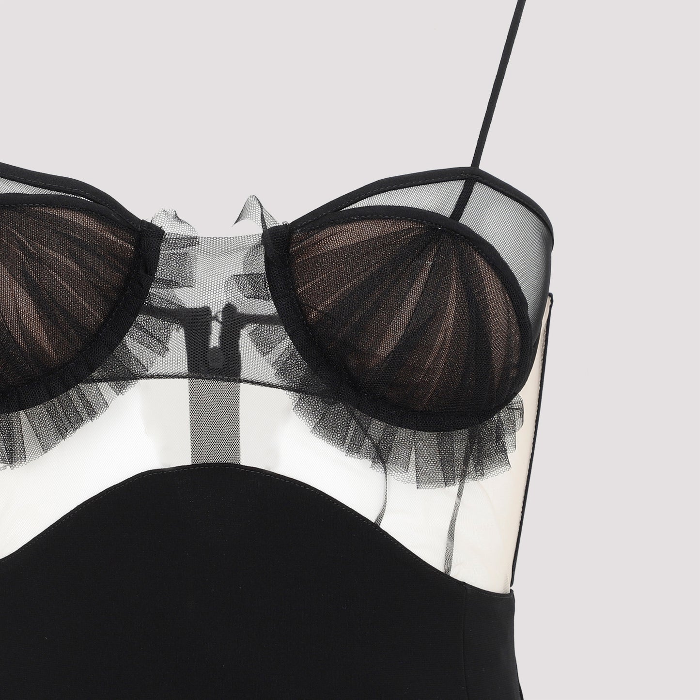 Nensi Dojaka Explosive Flower Bra Dress