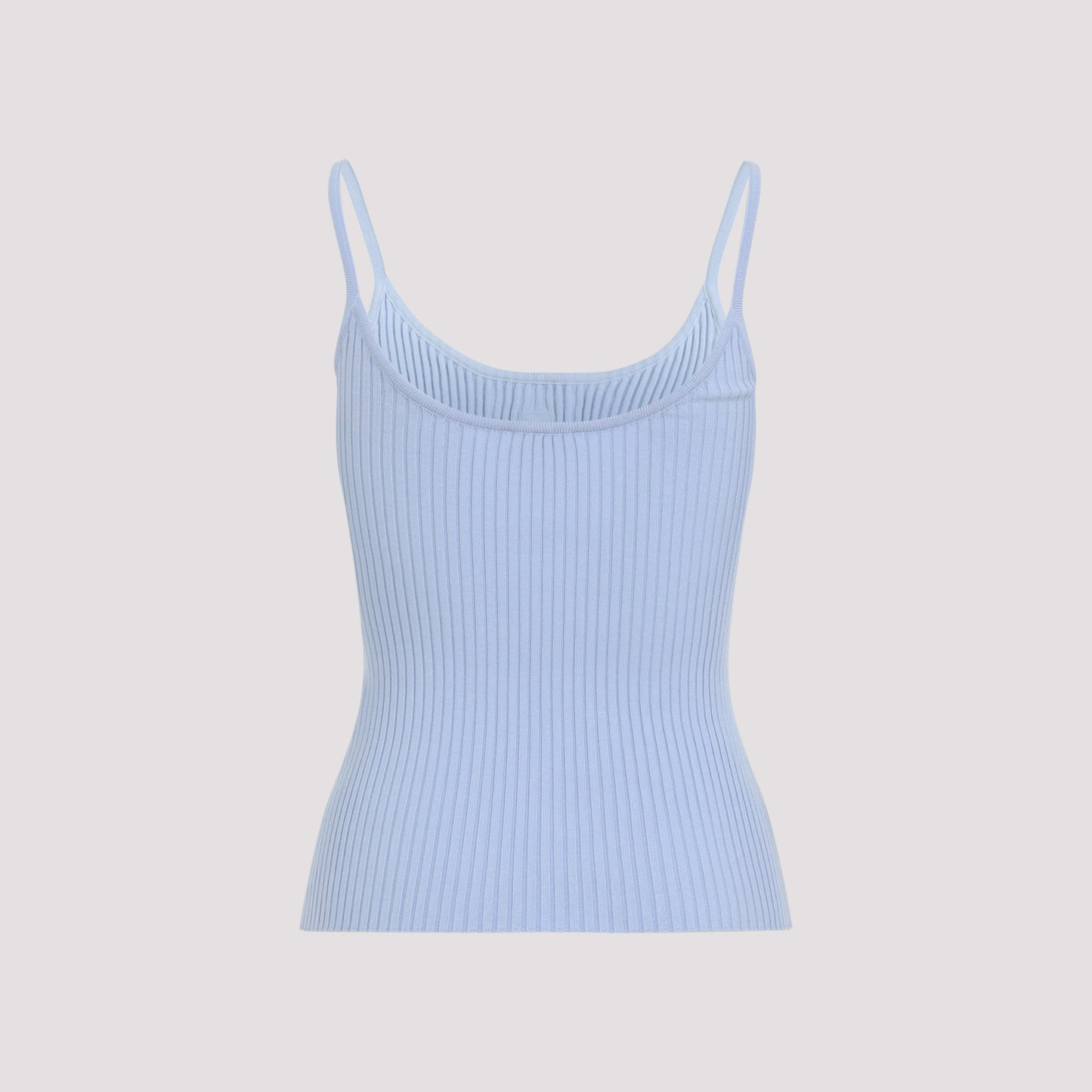 Courreges Rib Knit Tank Top