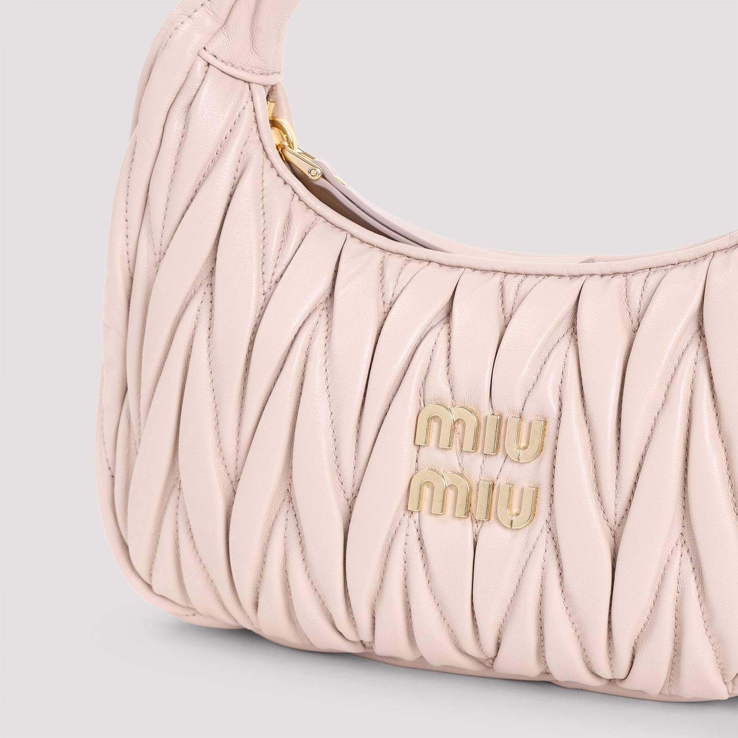 Miu Miu Small Wander matelassé hobo bag