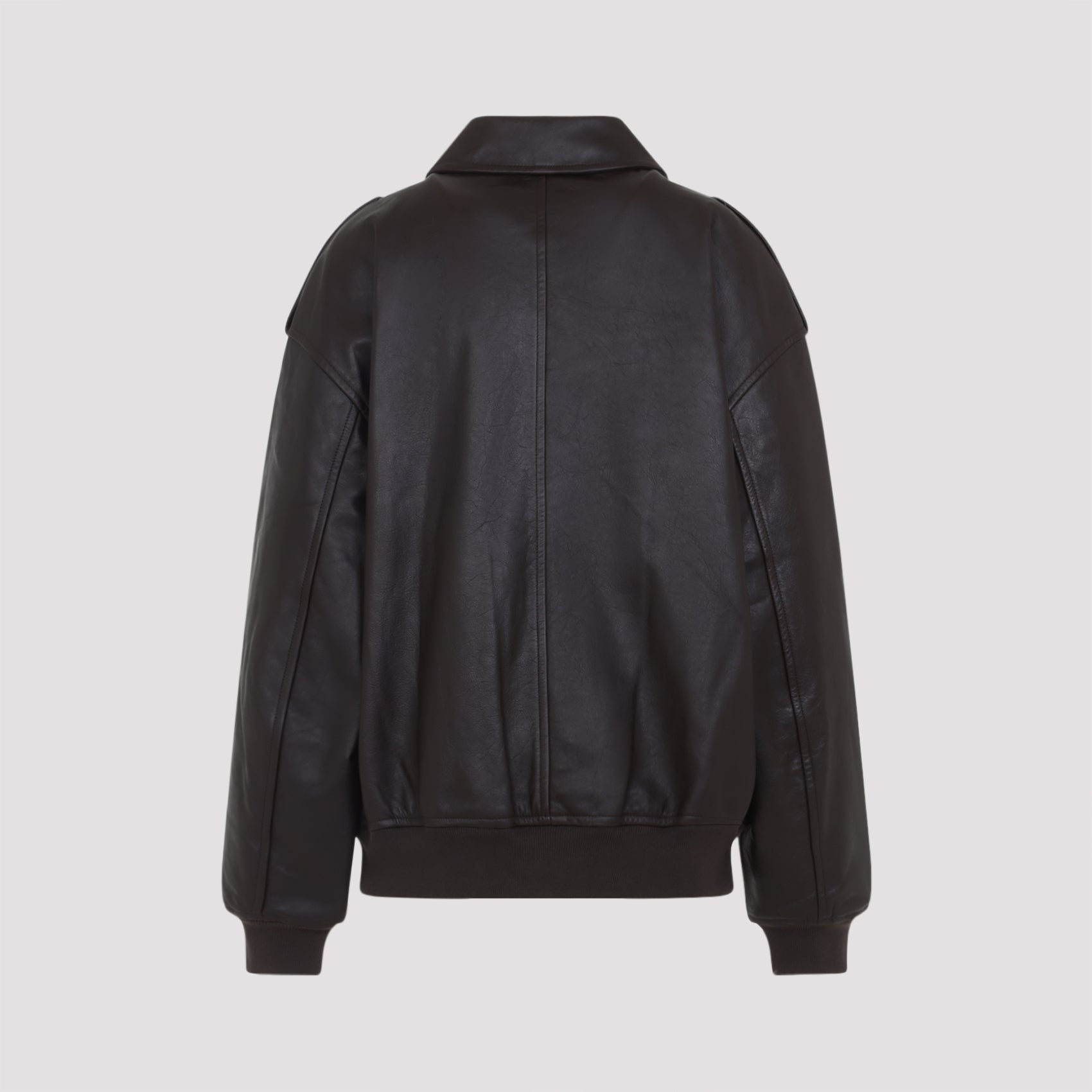 The Frankie Shop Viper Leather Jacket