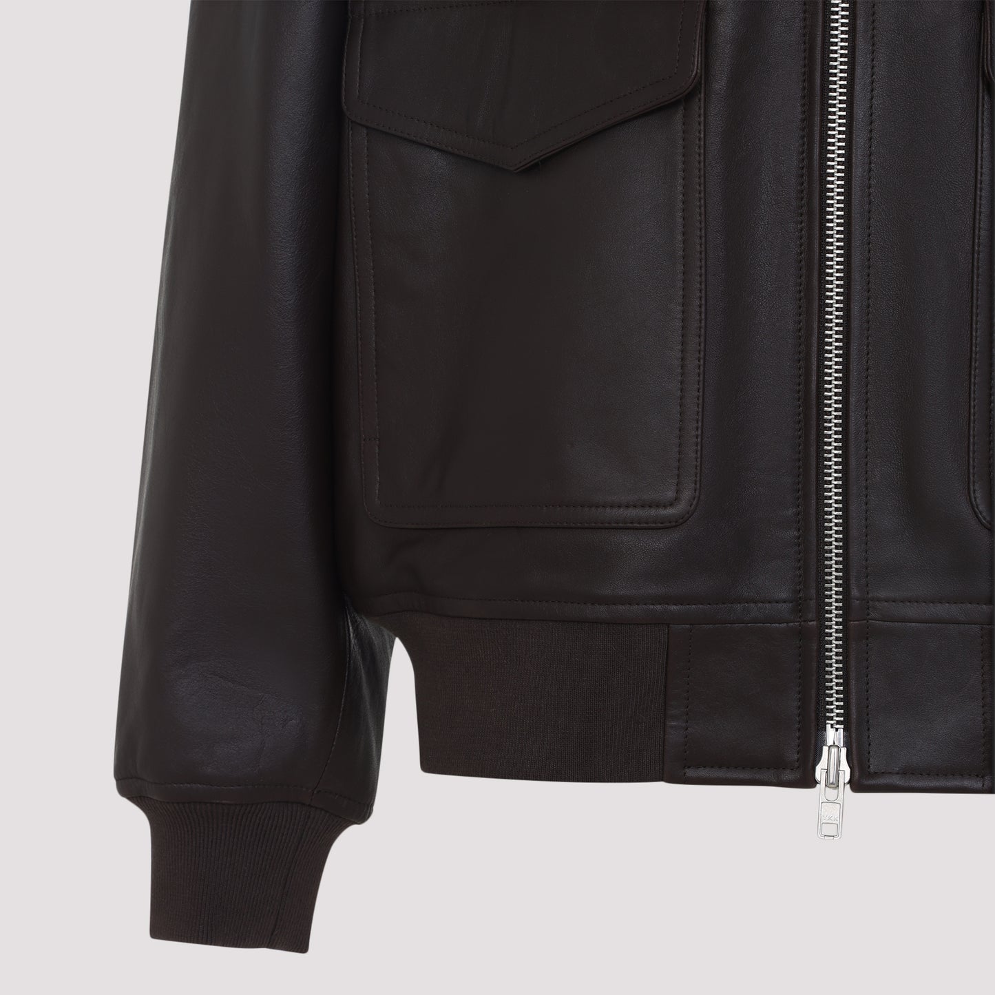 The Frankie Shop Viper Leather Jacket