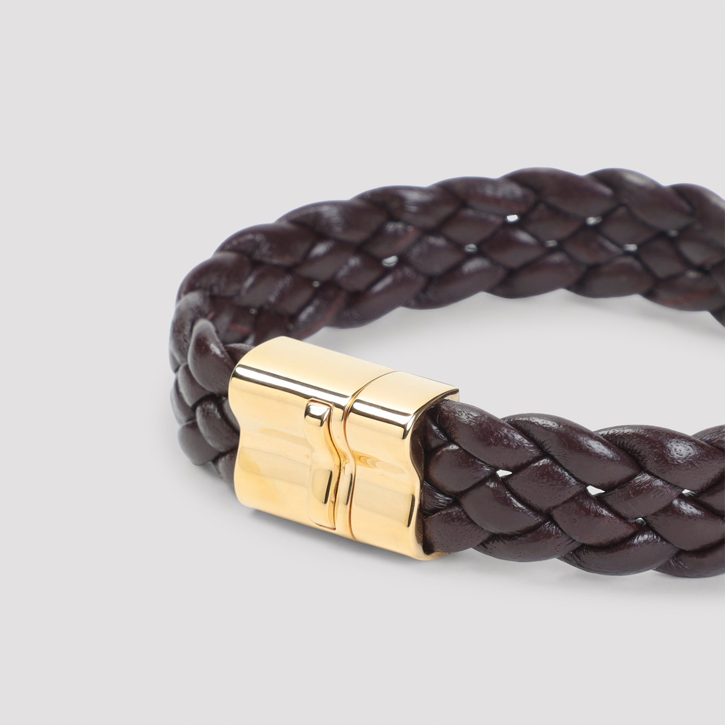 Bottega Veneta Intrecciato Leather Bracelet