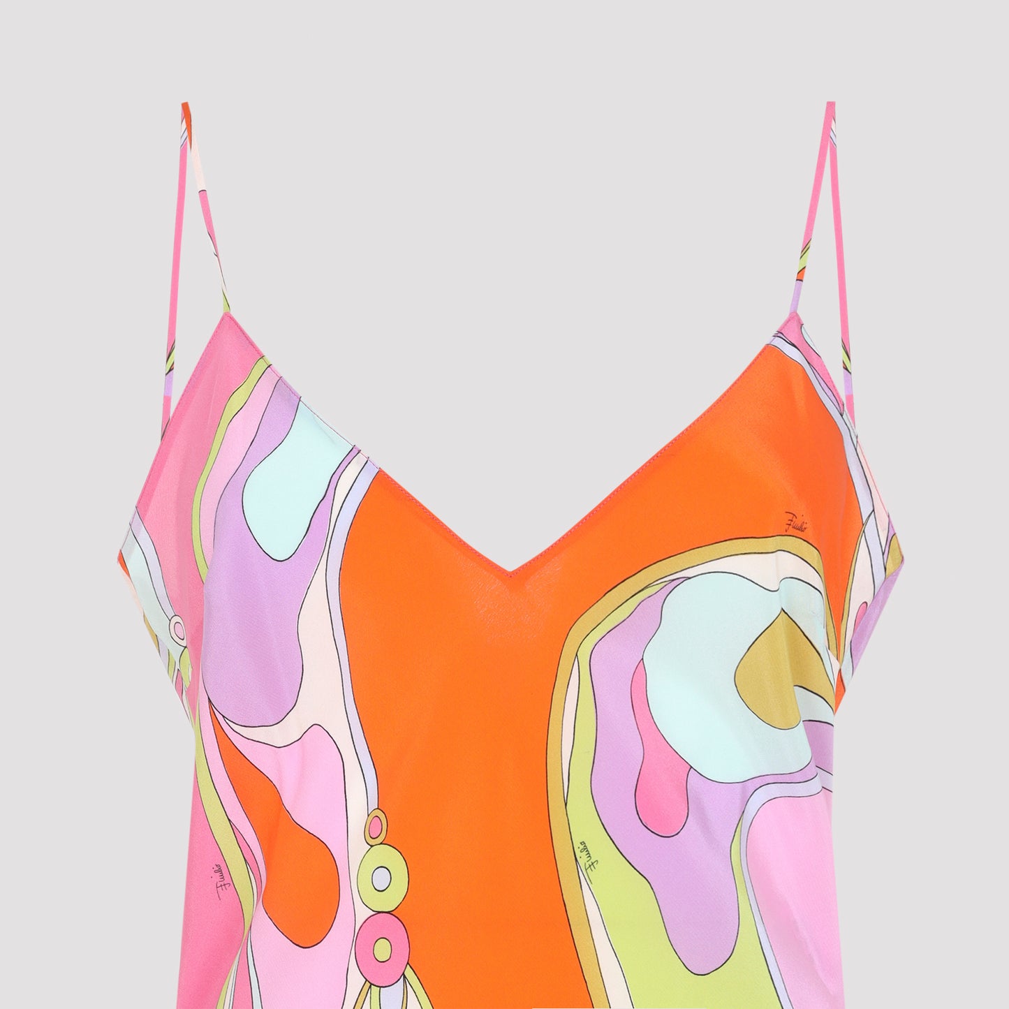 Pucci Printed Silk Slip Dress