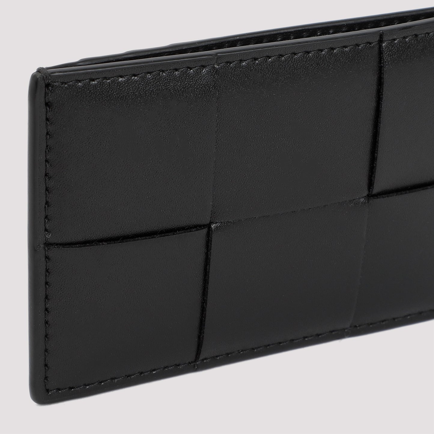 Bottega Veneta Cassette Calf Leather Credit Card Case