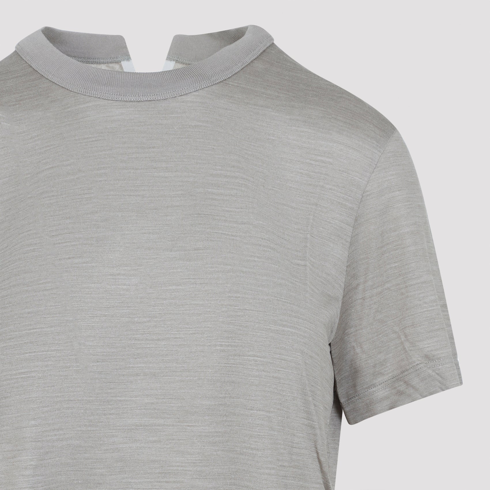 Carven Gray Fitted T-Shirt