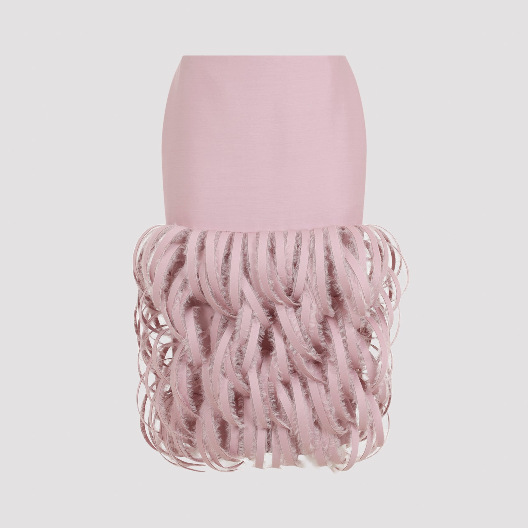 Balenciaga Fluffy Feather Pencil Skirt