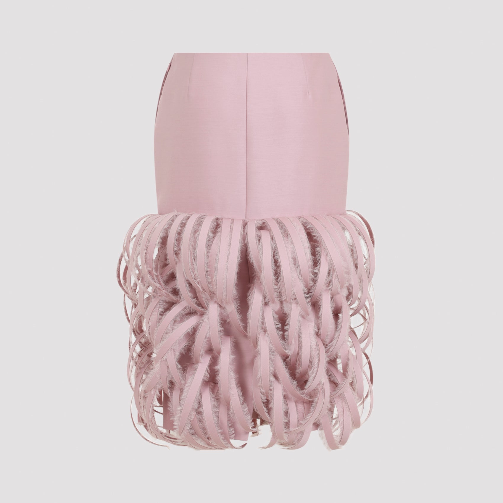 Balenciaga Fluffy Feather Pencil Skirt