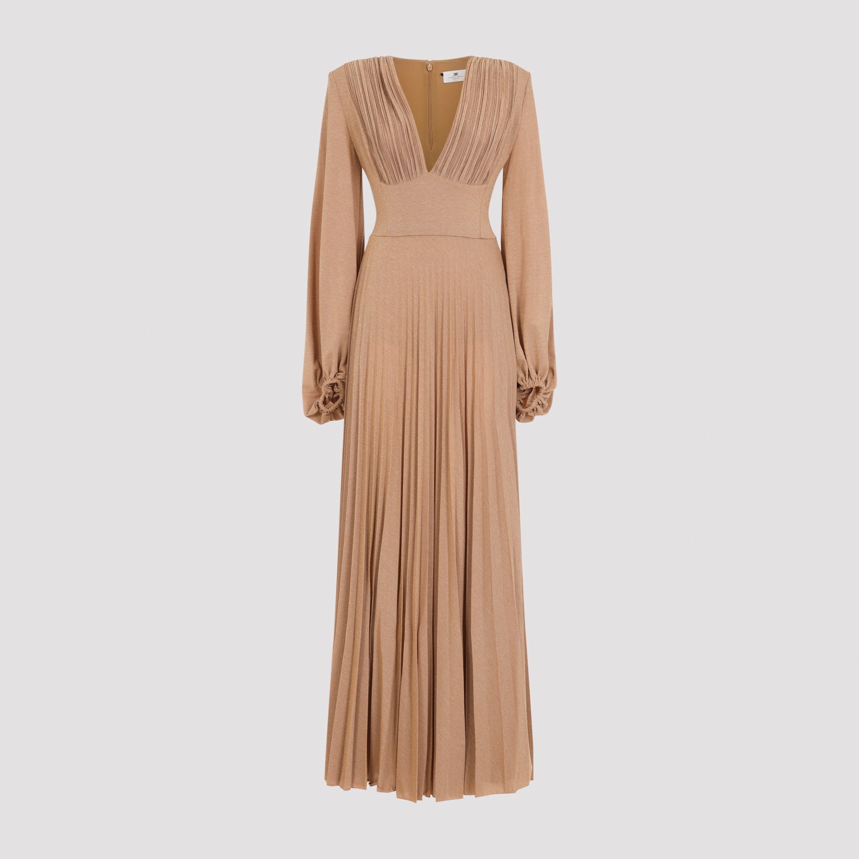 Elisabetta Franchi Long Jersey Lurex Dress