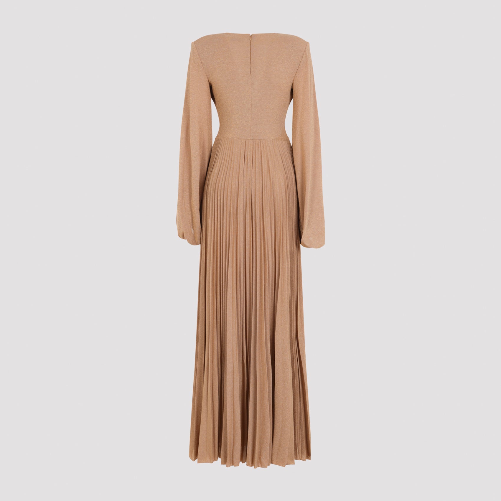 Elisabetta Franchi Long Jersey Lurex Dress