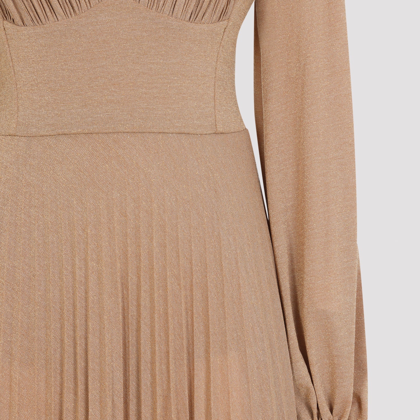 Elisabetta Franchi Long Jersey Lurex Dress