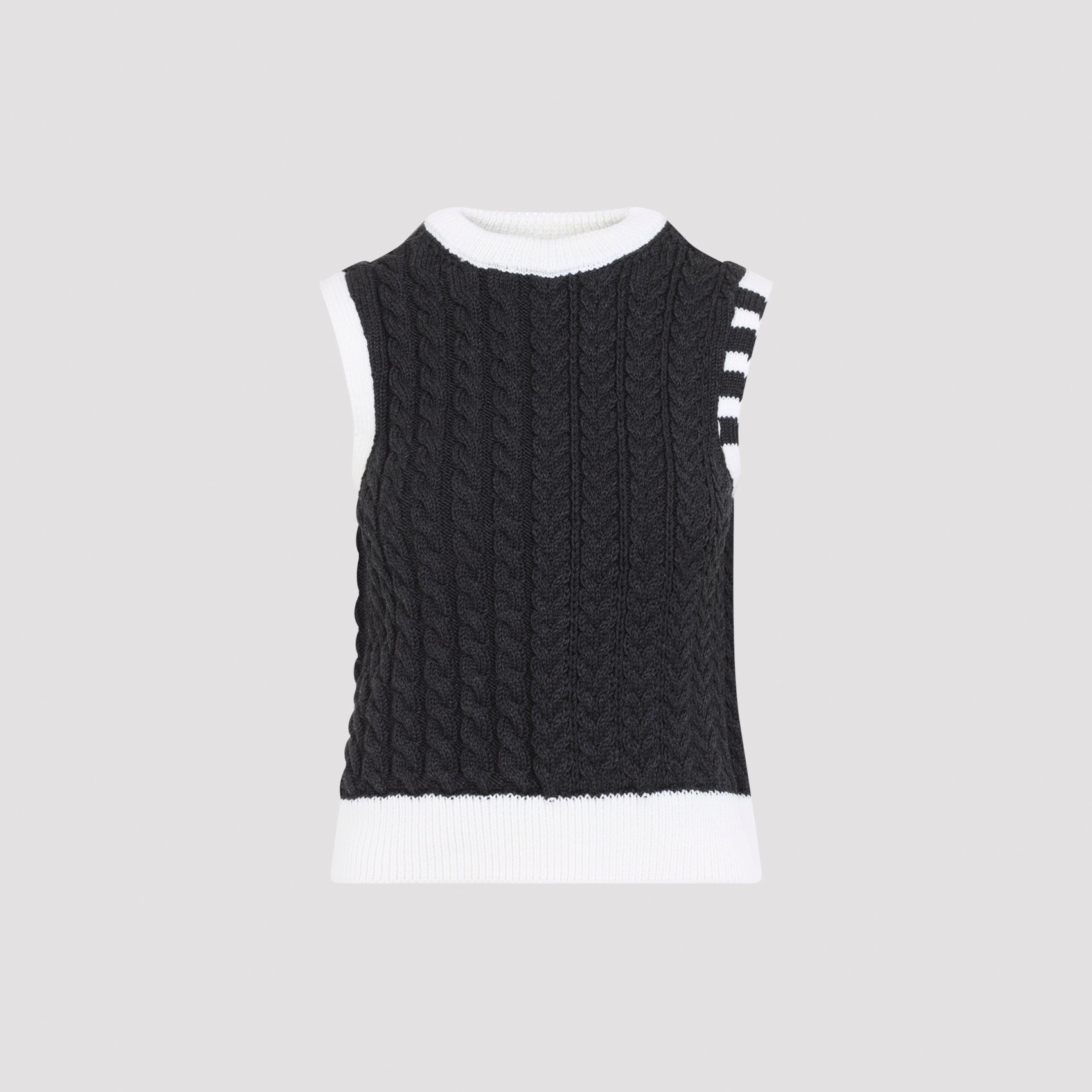 Thom Browne Aran Cable Shell Top