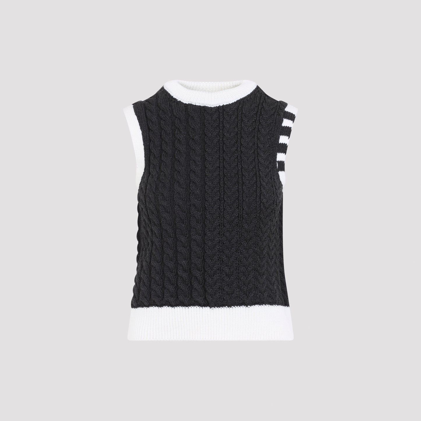 Thom Browne Aran Cable Shell Top