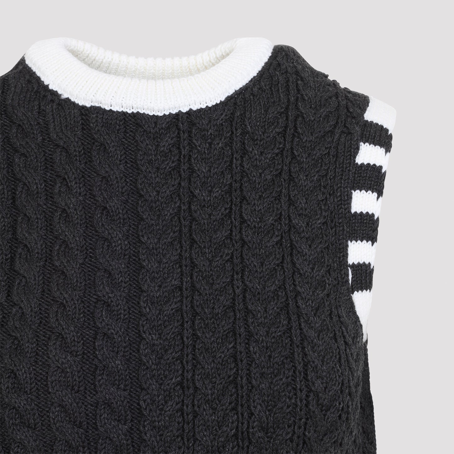 Thom Browne Aran Cable Shell Top