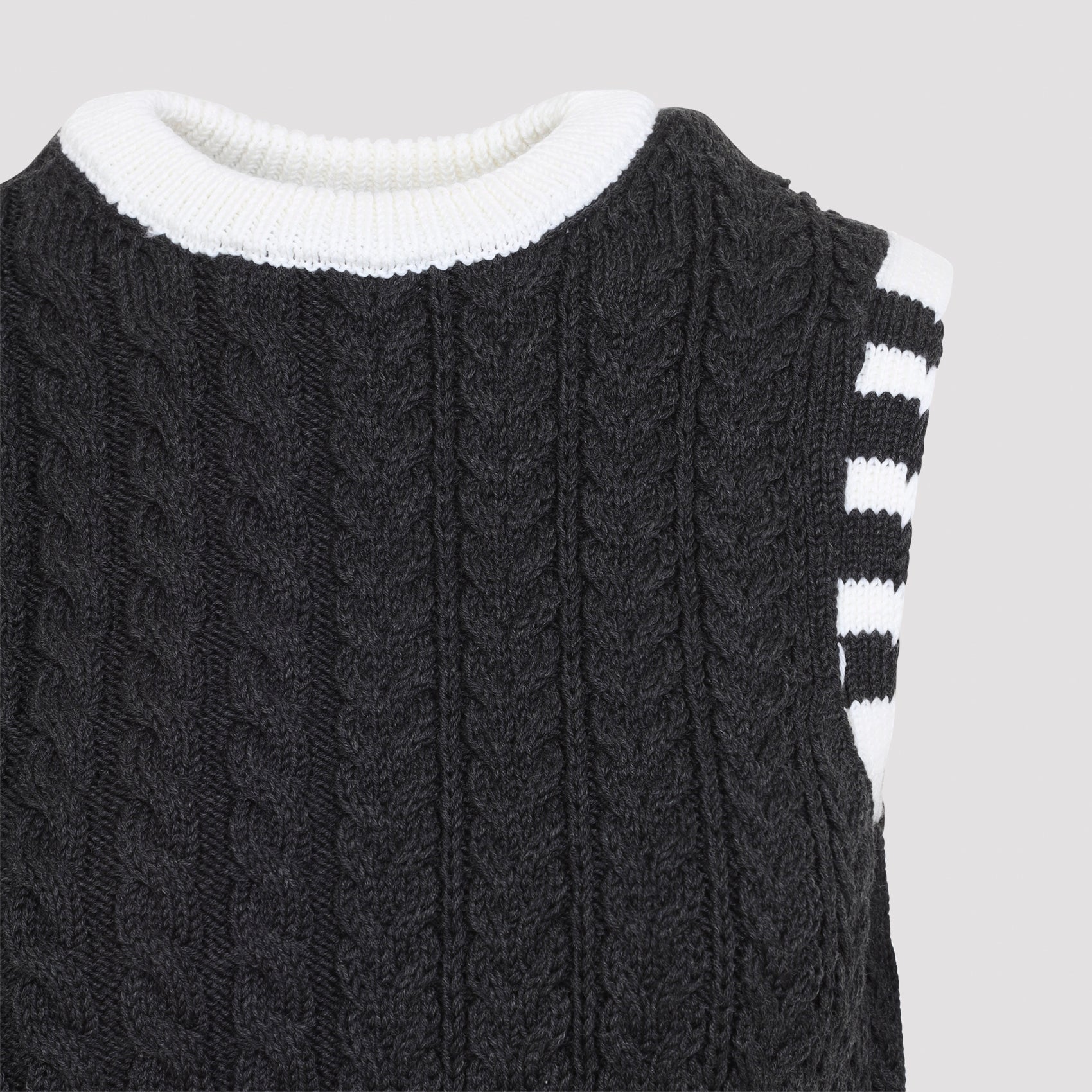 Thom Browne Aran Cable Shell Top