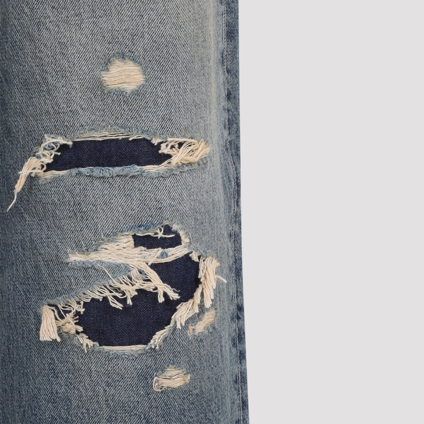 Maison Margiela Distresses Denim Trousers