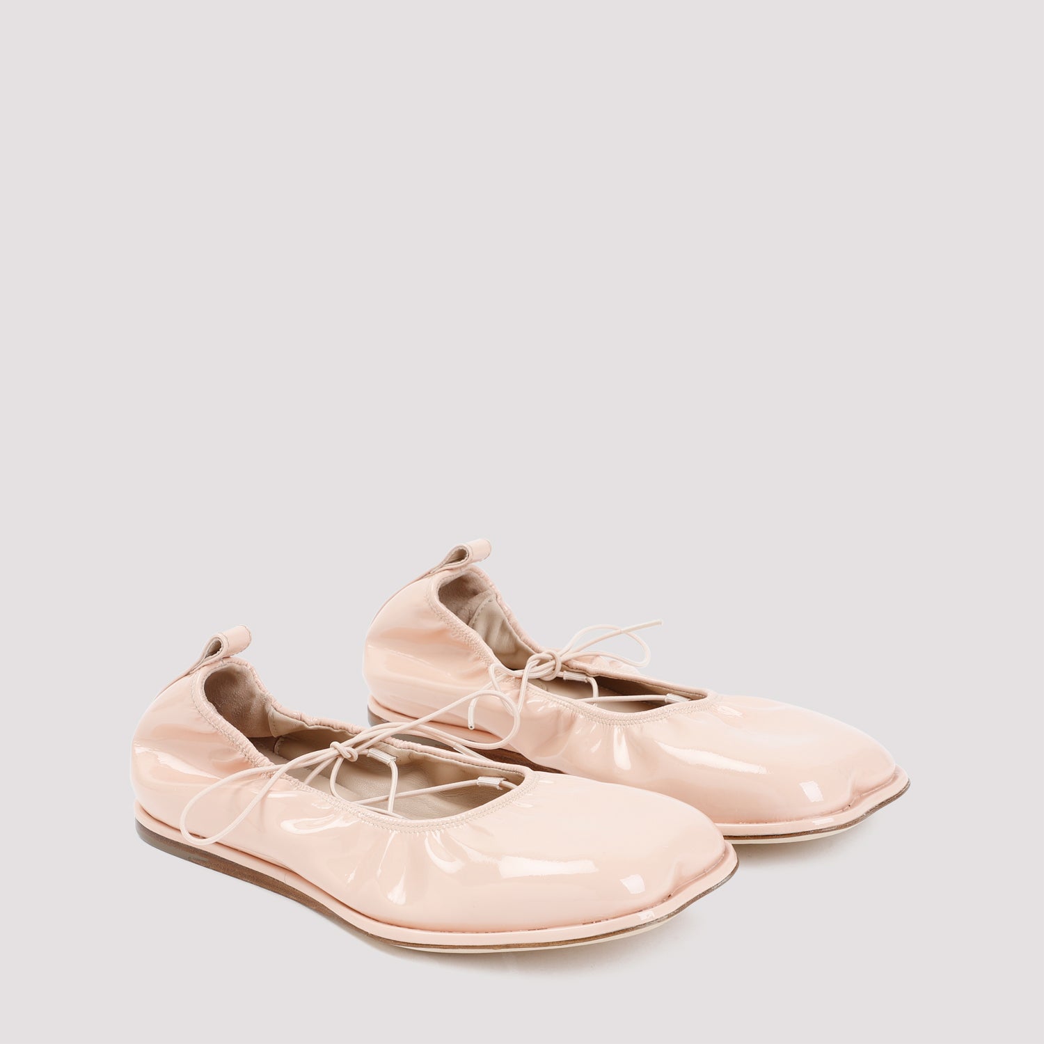 Simone Rocha Heart Toe Lace-Up Ballerina