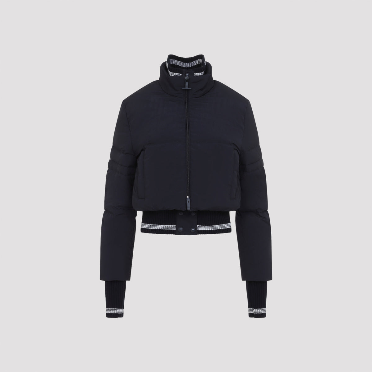 Thom Browne cropped Downfilled Front Zip Jacket