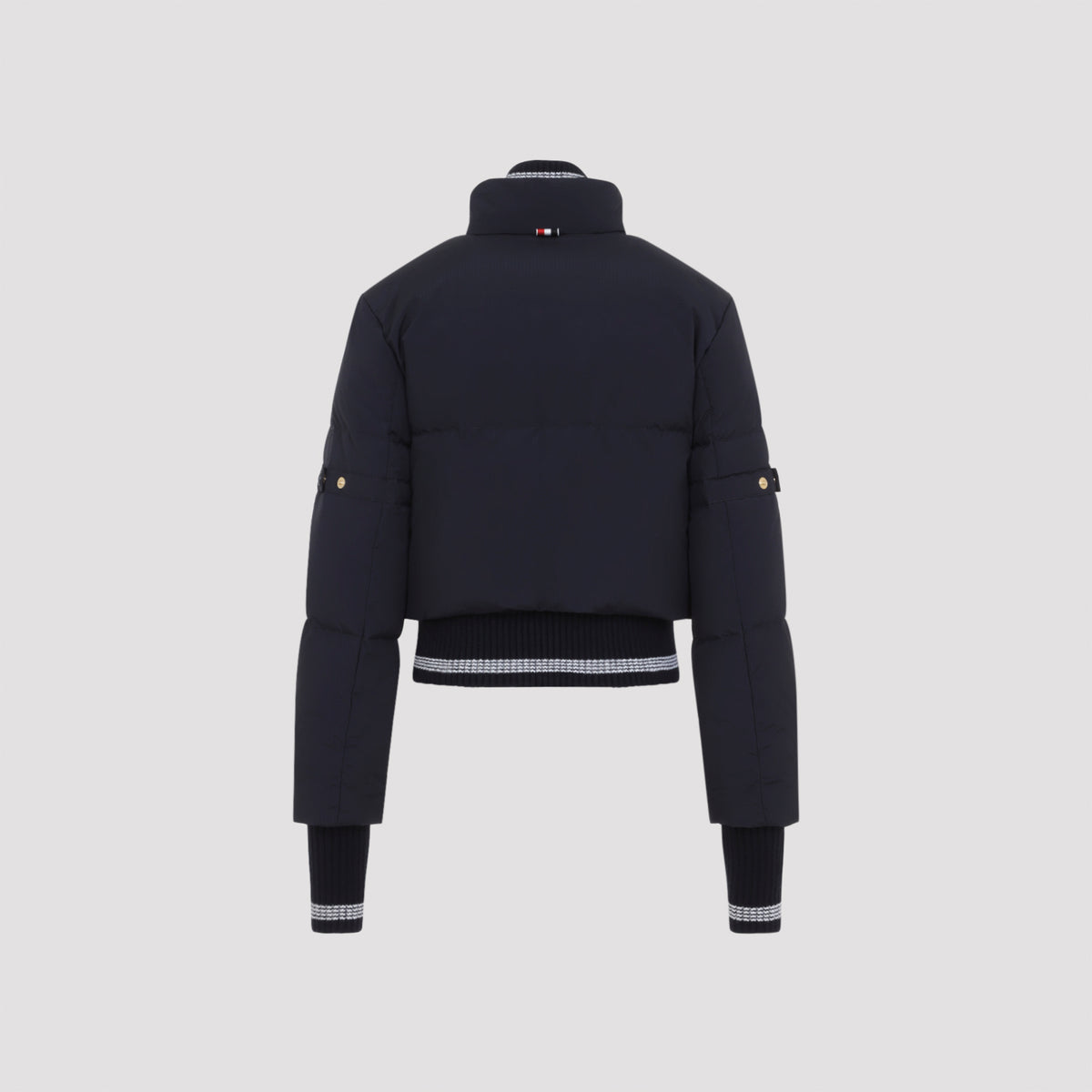 Thom Browne cropped Downfilled Front Zip Jacket
