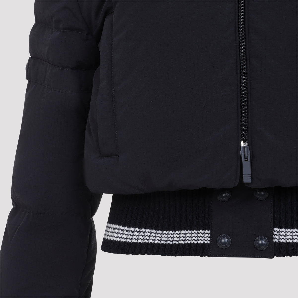 Thom Browne cropped Downfilled Front Zip Jacket