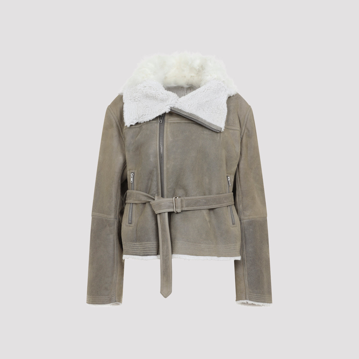 Rick Owens Cropped Flight jacket