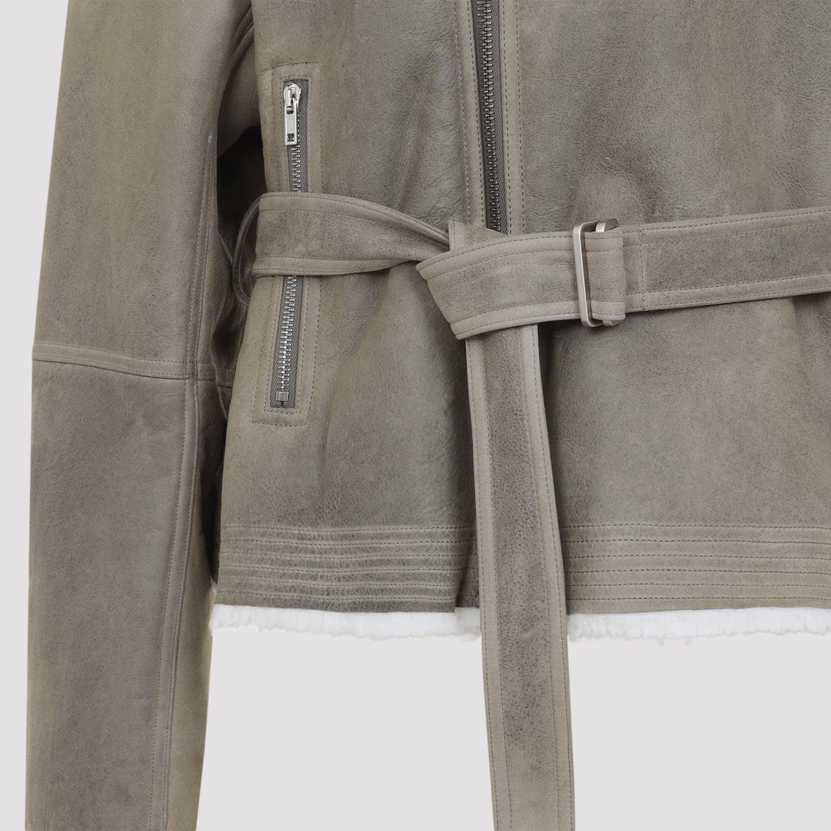 Rick Owens Cropped Flight jacket