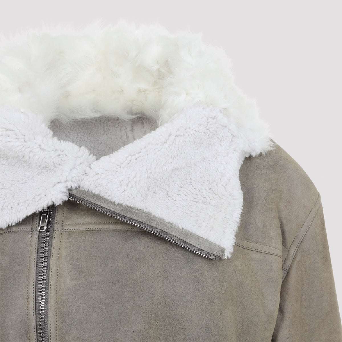 Rick Owens Cropped Flight jacket