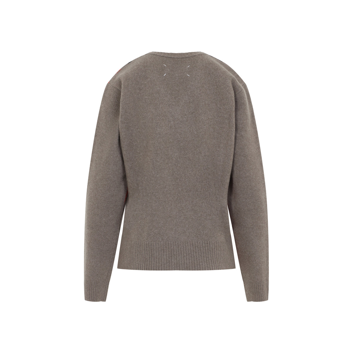 Maison Margiela Overpainted Argyle Sweater