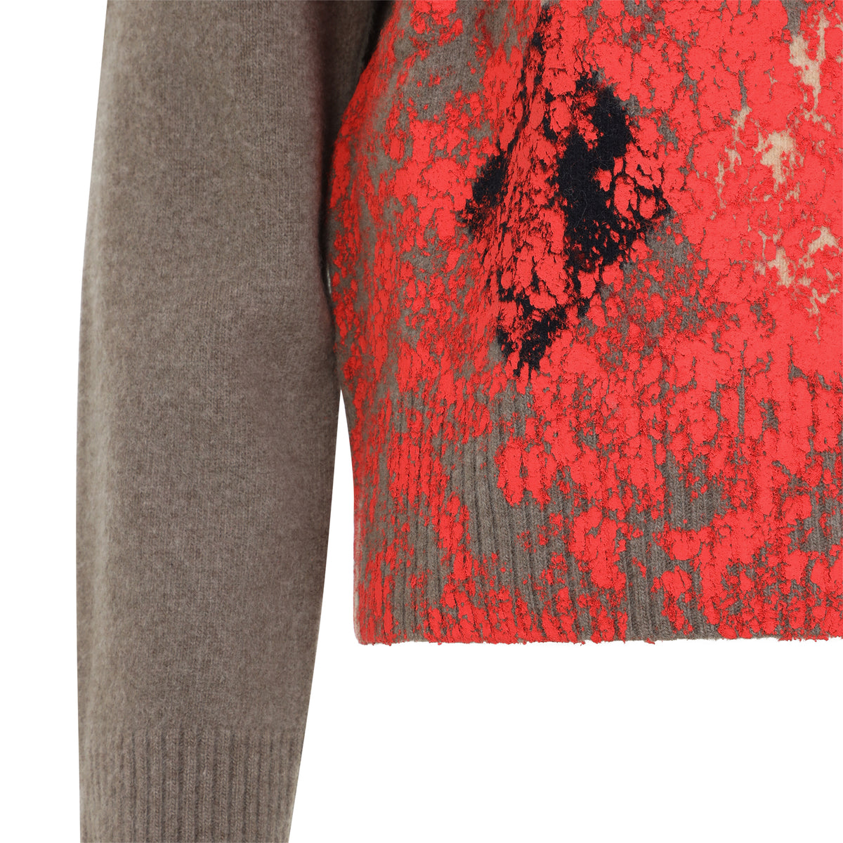 Maison Margiela Overpainted Argyle Sweater